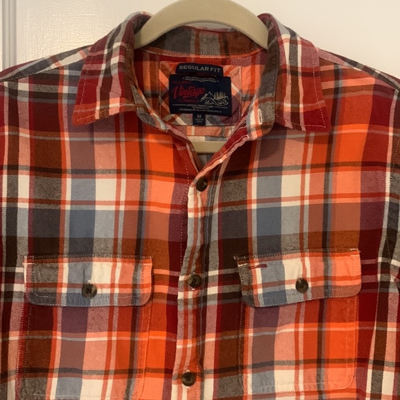 Old Navy flannel plaid shirt - Picture 4 of 7